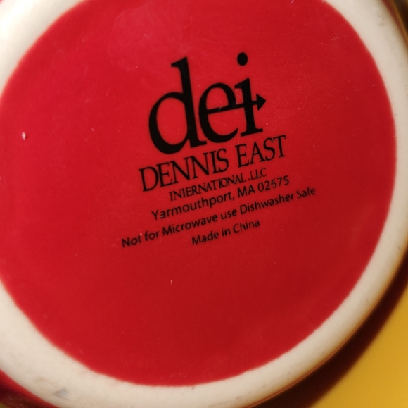 Denise East, "Love Dogs", Red Oversized Coffee Mug. - Picture 5 of 10